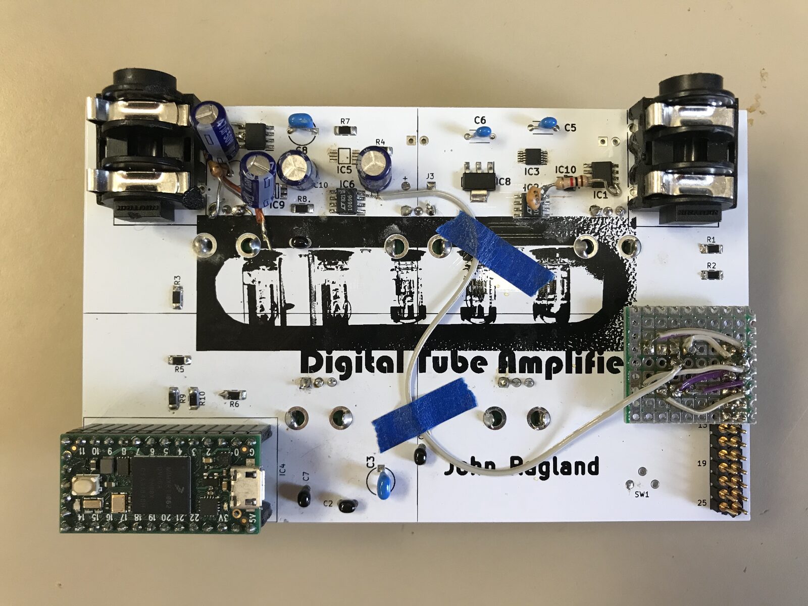Digital tube amp pedal